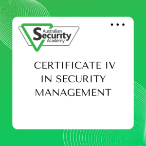 CCPP40719 - Certificate IV in Security Management
