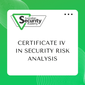 CPP41519 - Certificate IV in Security Risk Analysis